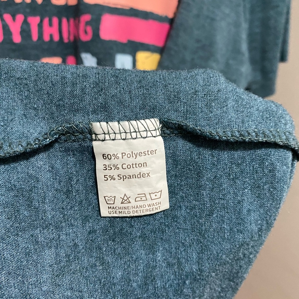 Be Kind Short Sleeve Shirt Blue - Picture 7 of 8